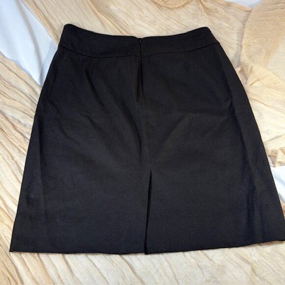 JCrew Womens No 2 Straight Black Pencil Skirt Size 10P - Picture 2 of 10